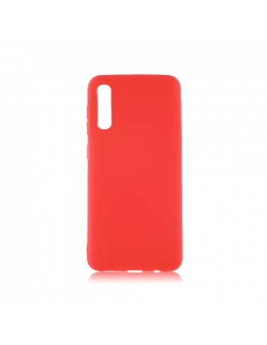 Helmet Case Liquid Silicone Samsung A30S, Red