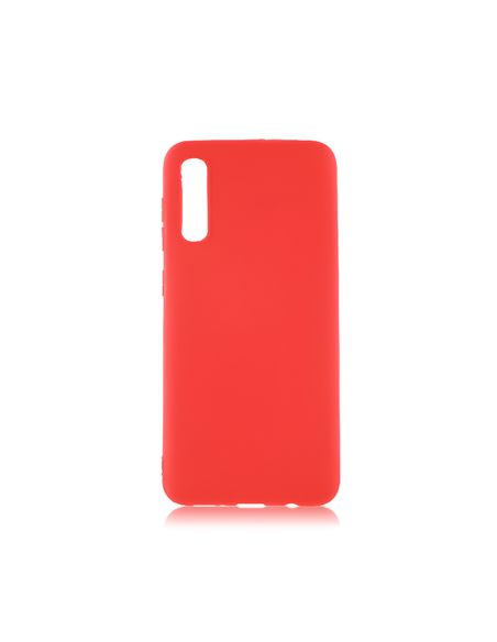 Helmet Case Liquid Silicone Samsung A30S, Red