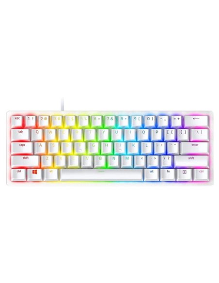 Razer Keyboard Optical Huntsman Mini 60% Clicky Purple Switch US Layout Mercury Edition