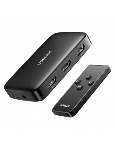 UGREEN Switch 3x1 HDMI 4K@30Hz, Black