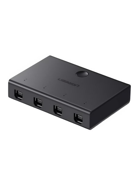 UGREEN Switch Box HUB KVM 2*USB TypeB to 4*USB TypeB, Cable 1.5M, Black