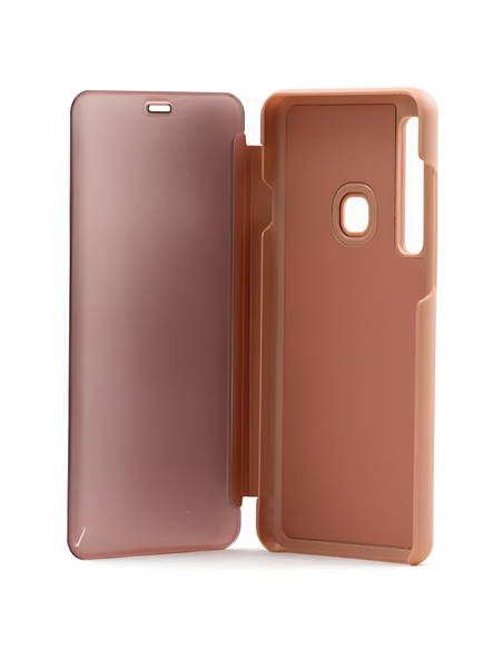Helmet Case Mirror Flip Samsung A9(2018), Pink
