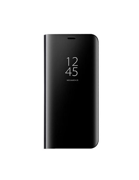 Helmet Case Mirror Flip Samsung A9(2018), Black