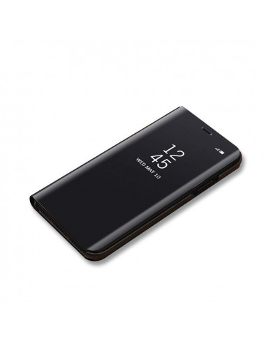 Helmet Case Mirror Flip Samsung A9(2018), Black