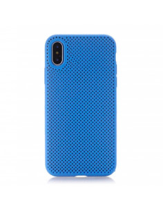 Helmet Case Liquid Silicone Grid Samsung A10, Blue