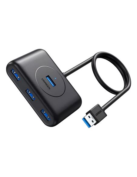 UGREEN HUB 4in1 USB 3.0 with Type-C adapter to 4*USB 3.0 1M CR113, Black