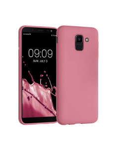 Helmet Case Liquid Silicone Samsung J6 (2018), Pink