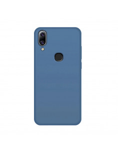 Helmet Case Liquid Silicone Samsung A20, Blue