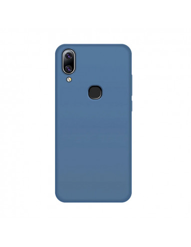 Helmet Case Liquid Silicone Samsung A20, Blue