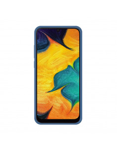 Helmet Case Liquid Silicone Samsung A20, Blue 2