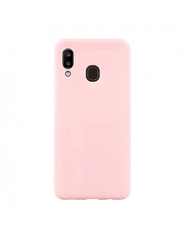Helmet Case Liquid Silicone Samsung A20, Pink