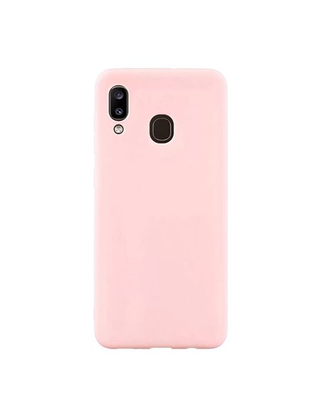 Helmet Case Liquid Silicone Samsung A20, Pink