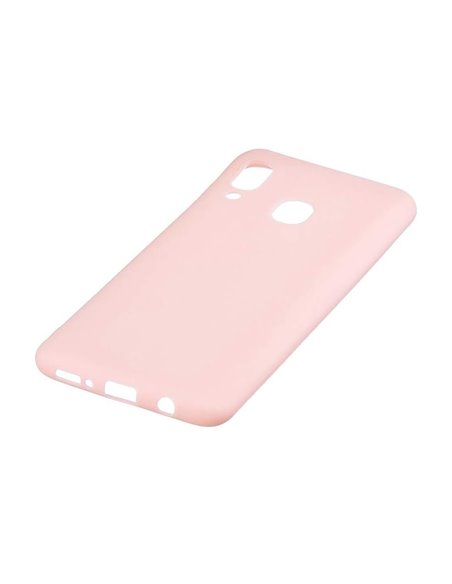 Helmet Case Liquid Silicone Samsung A20, Pink