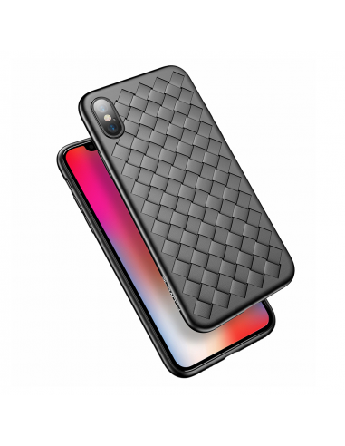 Helmet Case TPU Woven iPhone Xs Max, Black
