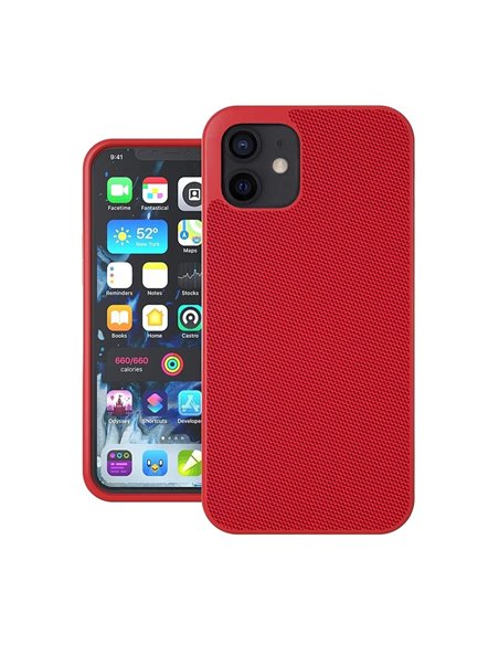 Helmet Case TPU Nylon Series iPhone 12 Mini, Red
