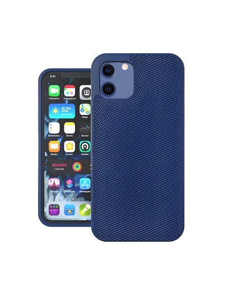 Helmet Case TPU Nylon Series iPhone 12 Mini, Blue