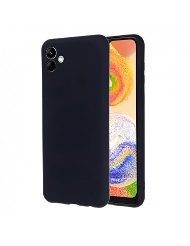 Helmet Case Liquid Silicone Samsung A04, Black