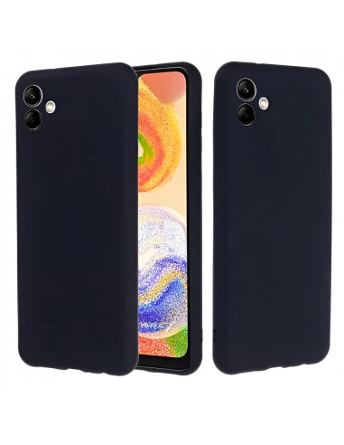 Helmet Case Liquid Silicone Samsung A04, Black