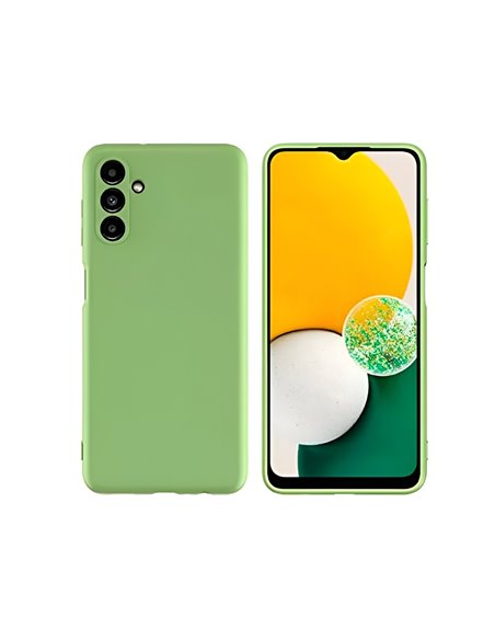 Helmet Case Liquid Silicone Samsung A04S, Green