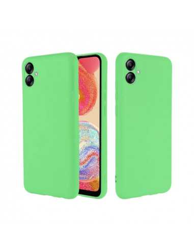 Helmet Case Liquid Silicone Samsung A04, Green