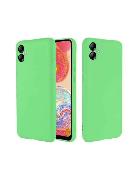 Helmet Case Liquid Silicone Samsung A04, Green