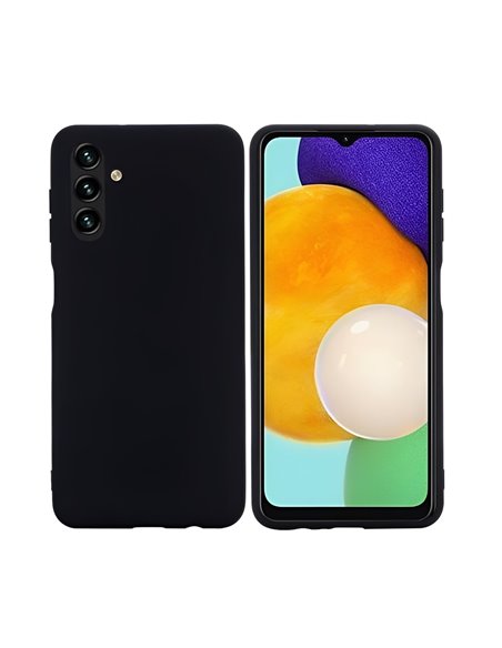Helmet Case Liquid Silicone Samsung A04S, Black
