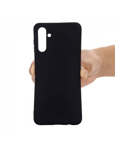 Helmet Case Liquid Silicone Samsung A04S, Black