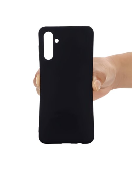 Helmet Case Liquid Silicone Samsung A04S, Black