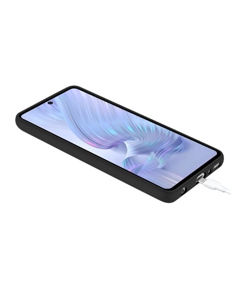 Helmet Case Liquid Silicone Samsung A71, Black