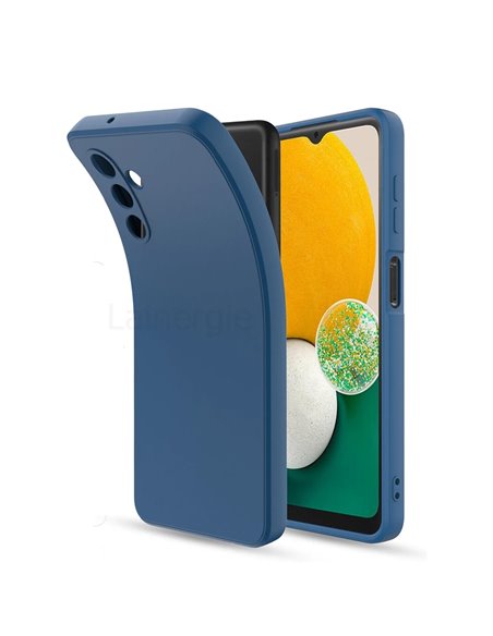 Helmet Case Liquid Silicone Samsung A04S, Blue