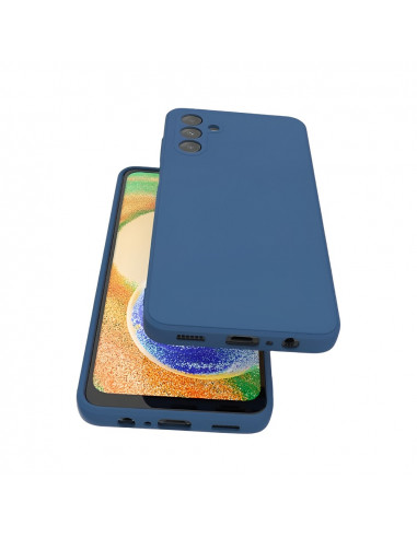 Helmet Case Liquid Silicone Samsung A04S, Blue