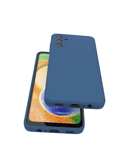 Helmet Case Liquid Silicone Samsung A04S, Blue