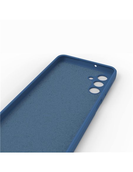 Helmet Case Liquid Silicone Samsung A04S, Blue