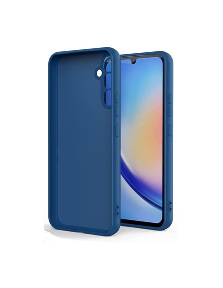 Helmet Case Liquid Silicone Samsung A24, Blue