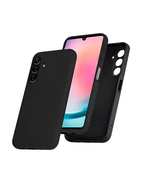 Helmet Case Liquid Silicone Samsung A14, Black