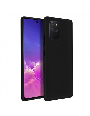 Helmet Case Liquid Silicone Samsung S10 Lite (2020), Black
