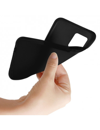 Helmet Case Liquid Silicone Samsung S10 Lite (2020), Black