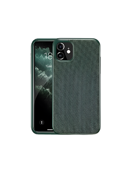 Helmet Case TPU Nylon Series iPhone 12/12 Pro, Green