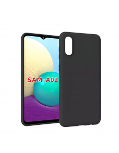 Helmet Case Liquid Silicone Samsung A02, Black
