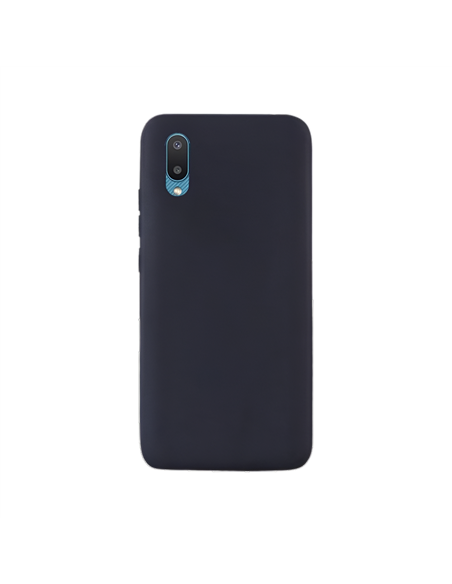 Helmet Case Liquid Silicone Samsung A02, Black