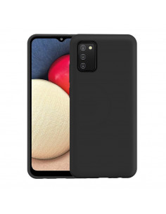 Helmet Case Liquid Silicone Samsung A02S, Black 2