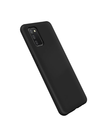 Helmet Case Liquid Silicone Samsung A02S, Black