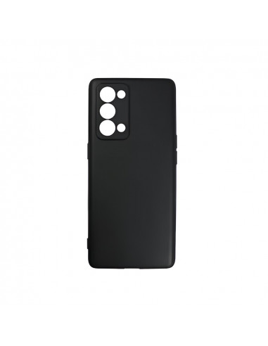 Helmet Case Liquid Silicone Oppo Reno 6 Pro 5G(Snapdragon), Black