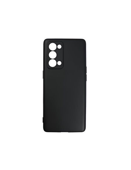 Helmet Case Liquid Silicone Oppo Reno 6 Pro 5G(Snapdragon), Black