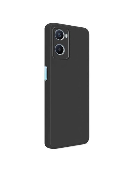 Helmet Case Liquid Silicone Oppo A96, Black