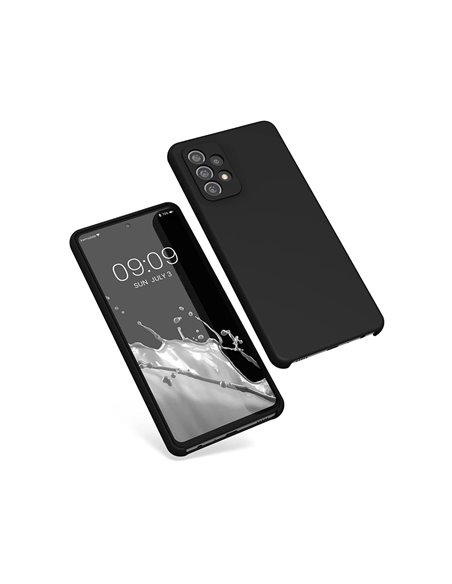 Helmet Case Liquid Silicone Samsung A72, Black