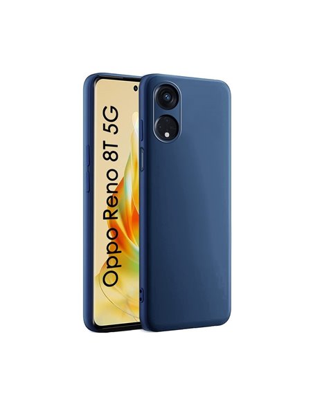 Helmet Case Liquid Silicone Oppo Reno 8T, Blue