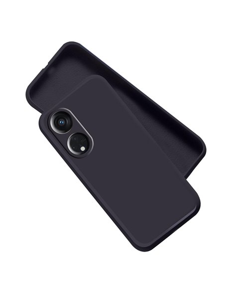 Helmet Case Liquid Silicone Oppo Reno 8T, Black