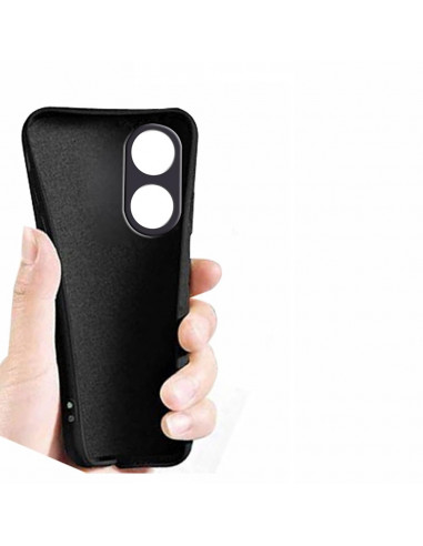 Helmet Case Liquid Silicone Oppo Reno 8T, Black