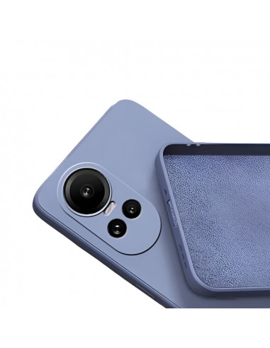 Helmet Case Liquid Silicone Oppo Reno 10 Pro 5G, Purple